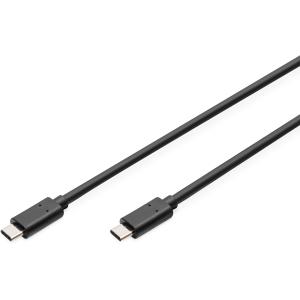 DIGITUS USB 2.0 Anschlusskabel Typ C -C M/M 3.0m. sw AK-300138-030-S