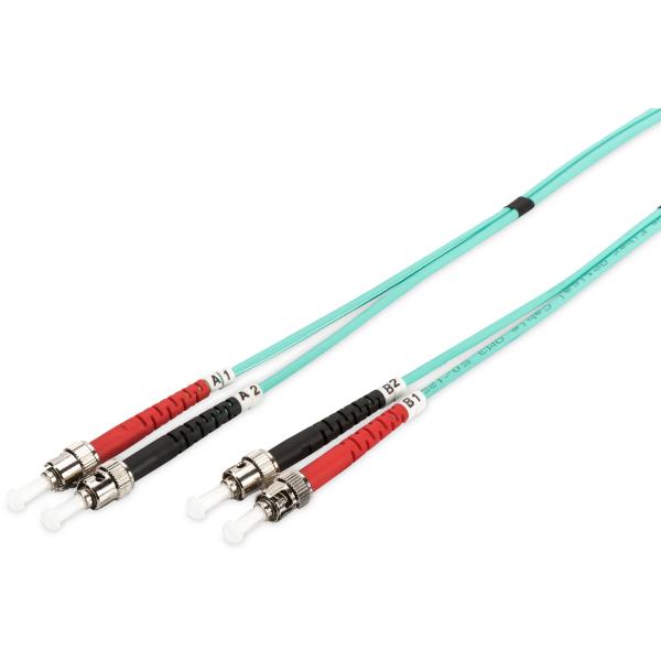 DIGITUS LWL Patchkabel ST -> ST 10.00m Multimode Duplex OM3 DK-2511-10/3