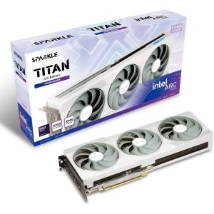 B580 12GB Sparkle Intel Arc Titan Luna OC GDDR6 white 3 Fan SB580TW-12GOC