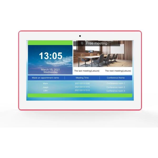 ALLNET Meetingraum RGB LED Tablet 15 Zoll RK3399 weiß Android 10 und NFC/RFID MT15RK3399A10WPoENFC