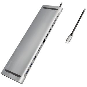 USB 3.2 (Gen 1) Docking-Station, USB-C, 11-Port LogiLink UA0373 (4052792062847)