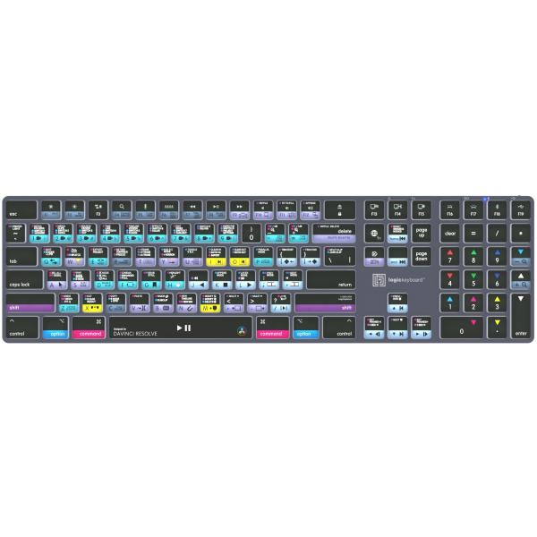 LogicKeyboard Davinci Resolve 18 Titan UK (Mac) LKB-RESB-TM-UK