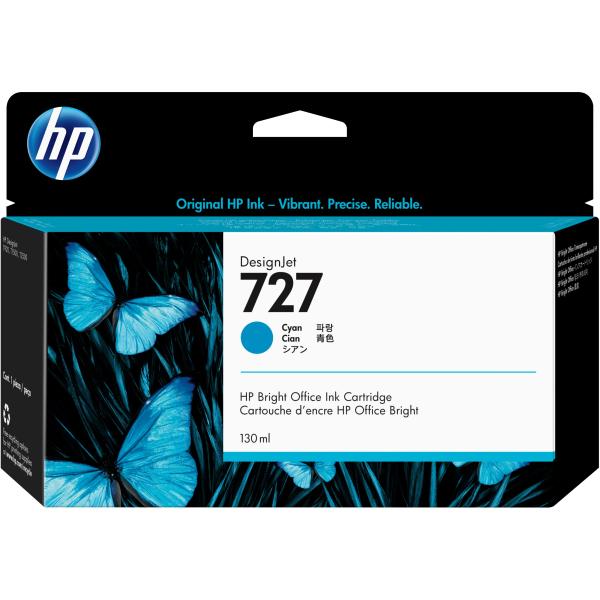 Hp 727 (b3p19a) Cyan Druckerpatrone (0887111963741)
