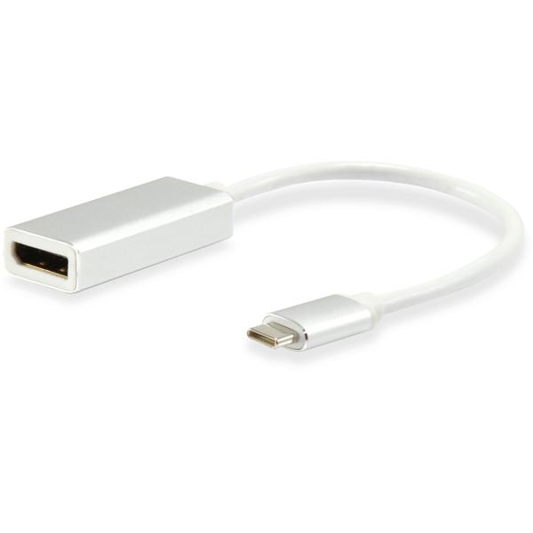 USB Type C Male to DisplayPort Female Adapter 15cm equip 133458 (4015867200650)