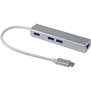 Equip Adapter USB-C-> RJ45(1GB) 10/100/1000+3xUSB3.0 0.15m s 133481