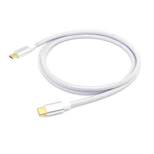 USB 3.2 Gen 2x1 Type-C to C M M 1.0m 5A White equip 128356 (4015867226773)