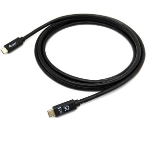 USB 3.2 Gen 1x1 Type-C to C M M 2.0m Black equip 128347 (4015867226629)