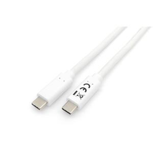USB 3.2 Gen 1x1 Type-C to C M M 2.0m Black equip 128362 (4015867226797)