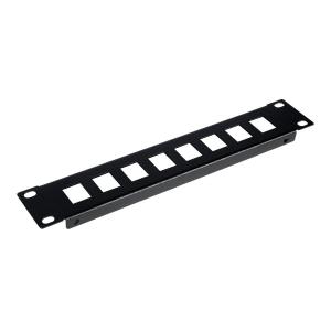 Equip Patchpanel 10" mit Keystone Montage 1U. schwarz EZKP-10-B