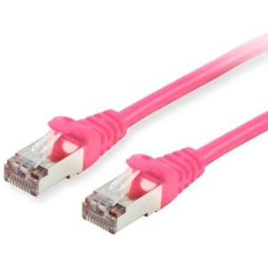 Equip Patchkabel Cat6 S/FTP 2xRJ45 5.00m pink LSZH Polybeutel 605584