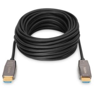 DIGITUS HDMI AOC Hybrid Glasfaserkabel UHD 8K 20m schwarz AK-330126-200-S
