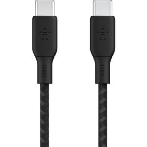 Belkin BOOST CHARGE USB-C/USB-C Kabel, bis 100 W, 3m, schwarz CAB014BT3MBK