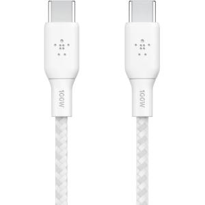 Belkin BOOST CHARGE USB-C/USB-C Kabel, bis 100 W, 3m, weiß CAB014BT3MWH