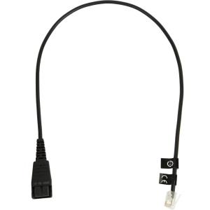 Jabra Anschlusskabel QD auf RJ10 glatt 0,5m 8800-00-01