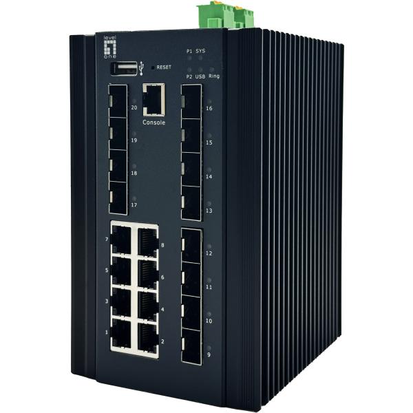 Switch 20x GE IGX-2072 8x 1GbE.8x 2.5GbE SFP+ sw