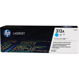 Toner 312A für Color LaserJet Pro M476dw, cyan hp CF381A (0887111367761)