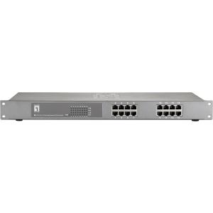 Switch 16x FE FEP-1612W150 19" 150W 16xPoE+