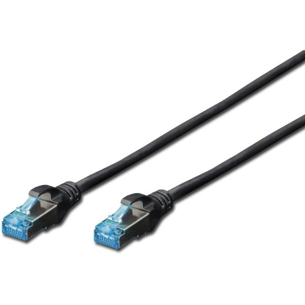DIGITUS Patchkabel Cat5e SF/UTP Ste. RJ45 2,00m schwarz Polybeutel DK-1532-020/BL