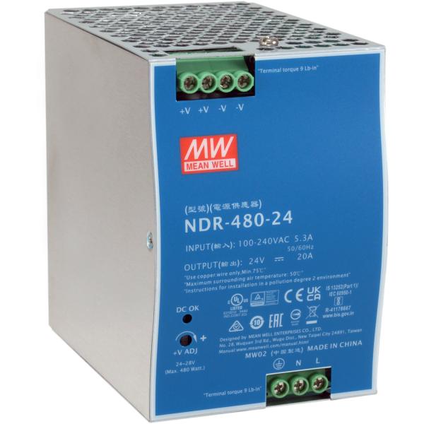 ind. Netzteil POW-2462 24VDC 480W DIN-Schiene si