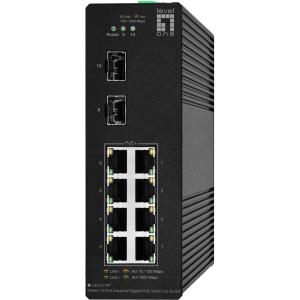 Switch 10x GE IGS-2110P 2xSFP. 8x PoE Outputs