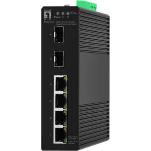 Switch 6x GE IGS-2106 2xSFP. 4xRJ45 schwarz
