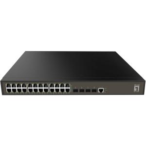 Switch 24x GE GEL-2871 4xGSFP 19"