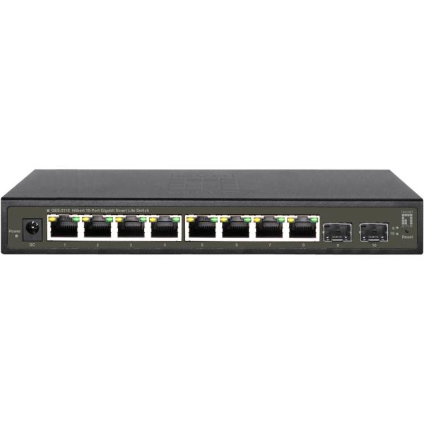 Switch 8x GE GES-2110 2xGSFP Hilbert