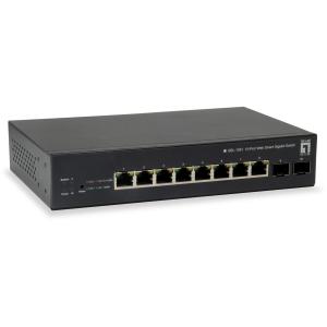Switch 8x GE GEP-1051 2xGSFP 70W 8xPoE