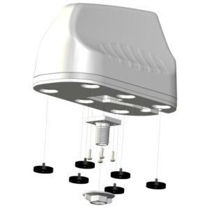 Poynting Antennas 5G/LTE KFZ/Marine A-MIMO-0003-V2-15 weiß SMA (M) & RPSMA Adapter 1,8~4,5dbi 4G/5G/GPS/GLONASS/WIFI Dua