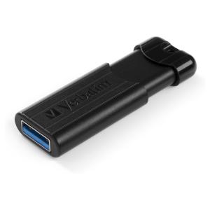 Verbatim USB 3.0 Stick 64 GB, PinStripe, schwarz 49318 (0023942493181)