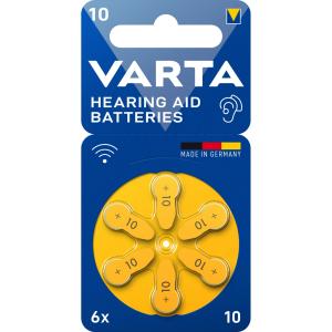 V 10 Hörgerätebatterie Hearing Aid Bl6 VARTA H÷rgerõtebatter H÷rgerõtebatterie 24610101416 (4043752393576)