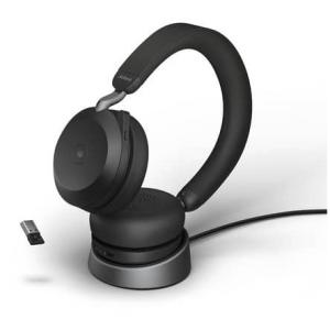 Headset Evolve2 75 MS Stereo inkl. Basisstation Black USB-A Jabra 27599-999-989 /313543 (5706991024326)
