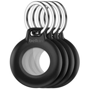 Belkin Secure Holder 4er-Pack wasserfest Apple AirTag, schwarz MSC015BTBK