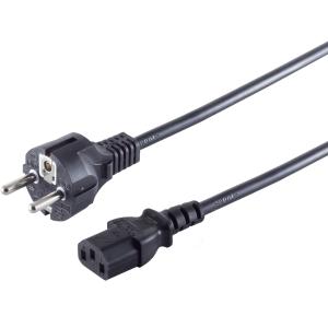 Strom Kaltgerätekabel C13 1,8m Schwarz 60006