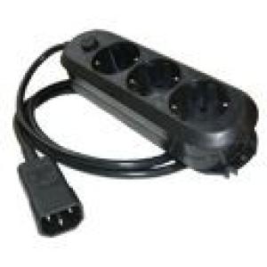 USV-Steckdosenleiste,10A,3fach ONLINE 3-fach KG10A3SCH (4026908001297)
