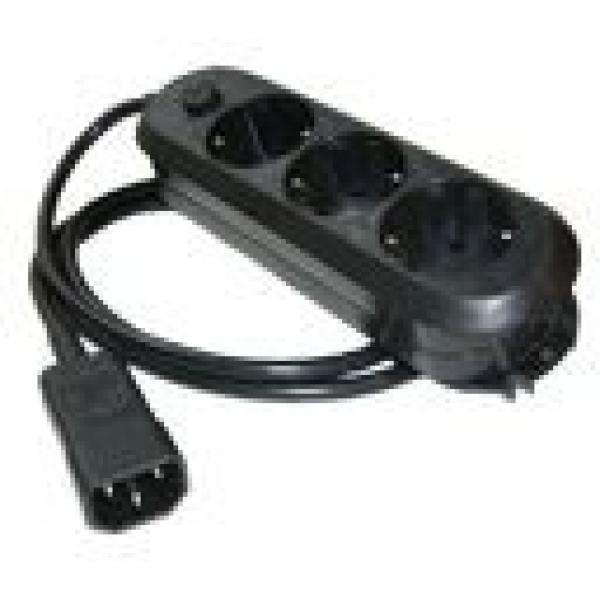 USV-Steckdosenleiste,10A,3fach ONLINE 3-fach KG10A3SCH (4026908001297)