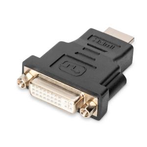 DIGITUS HDMI Adapter HDMI Typ A -> DVI(24+5) St/Bu Polybeutel AK-330505-000-S