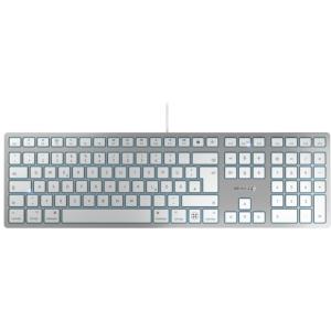 CHERRY TAS KC 6000 C FOR MAC Corded DE-Layout silver/white JK-1620DE-1