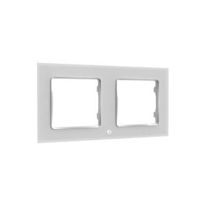 Shelly Accessories "Wall Frame 2" Wandtaster Rahmen 2-fach Weiß Shelly_WF_2_w