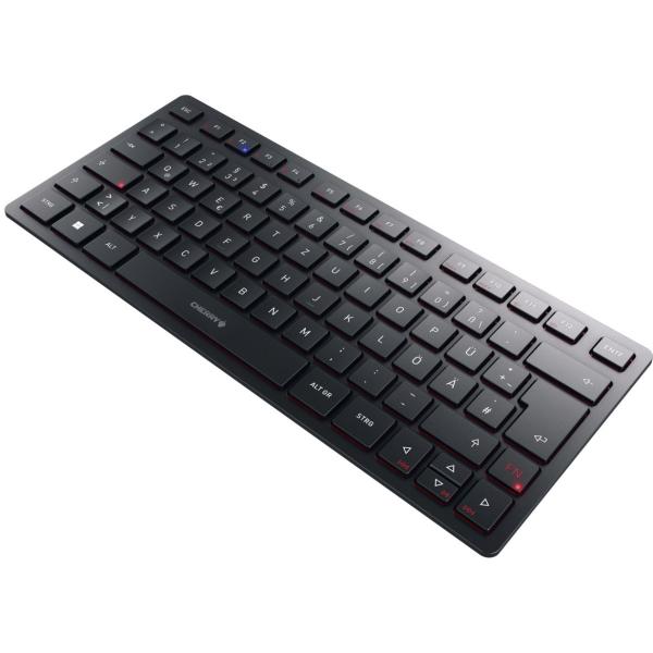 Cherry KW 9200 MINI - Tastatur - QWERTZ - Deutsch - Schwarz JK-9250DE-2
