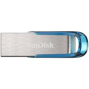 STICK 64 GB SanDisk Ultra Flair - 3.2 Gen 1 - Blau - Silber SDCZ73-064G-G46B