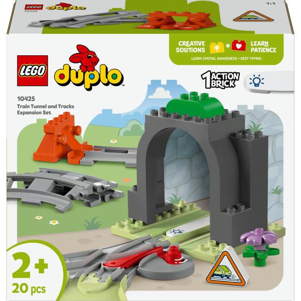 LEGO 10425 DUPLO Town Eisenbahntunnel und Schienen Erweiterungsset