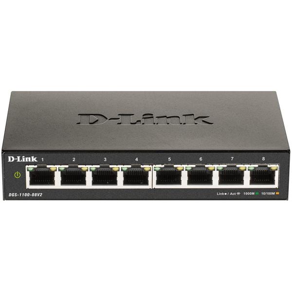 8P D-Link DGS-1100-08V2 M DGS-1100-08V2/E