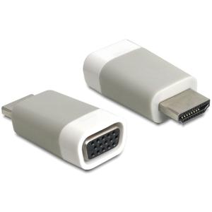 DELOCK Adapter HDMI-A St > VGA Buchse screwless 65472