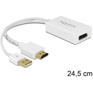 DELOCK Adapterkabel HDMI-A St > Displayport Buchse 62496