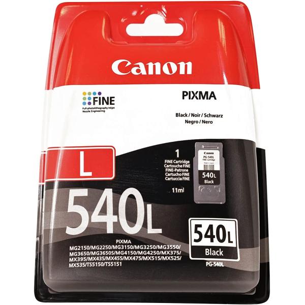 Tinte PG540L für PIXMA MG2150, schwarz Canon 5224B001 (4549292192025)