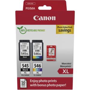 Original Canon Druckkopfpatrone Multipack schwarz + color High-Capacity Blister (PG-545+CL-546XL) 8286B011 (871457467998