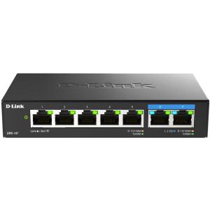 D-Link DMS-107 7-Port Multi-Gigabit Unmanaged Switch DMS-107/E
