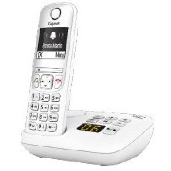 Gigaset A690a Schnurloses Telefon Mit Anrufbeantworter Weiß S30852-H2830-B102 (4250366855363)