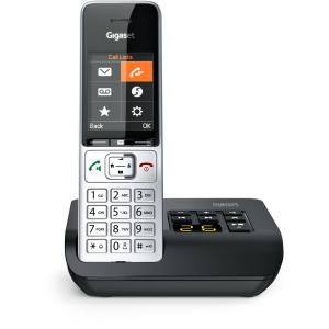 GIGASET COMFORT 500A silber / schwarz 5.8 cm 2.2 Zoll TFT Farbdisplay Anrufbeantworter Freisprechen Telefonbuch Headset 